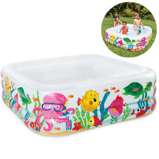 Надувной бассейн для детей Intex, Аквариум 159х50 см, 424 л (57471-INT)