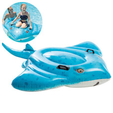 Надувная игрушка для плавания Intex, Скат с ручками, 185х145 см (57576-INT)