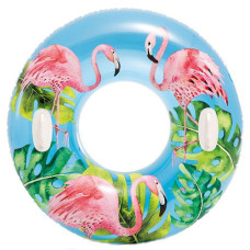 Круг для плавания детский Intex 58263 с ручками Фламинго, 97 см (IP-171944)