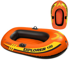 Надувная лодка для детей Intex, двухкамерная, Explorer 100 (58329-INT)