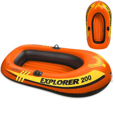 Надувная лодка полуторка Intex, двухкамерная, Explorer 200 (58330-INT)