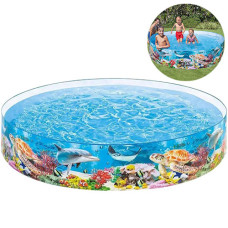 Детский бассейн каркасный Intex, Динозавры 244х46 см, 1700 л (58472-INT)
