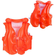 Детский надувной жилет Intex 58671, с воротником 3-6 лет, Красный (58671-RT) Детский надувной жилет Intex 58671, с воротником 3-6 лет, Красный (58671-RT)