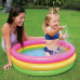 Надувной бассейн для детей от 1 года Intex 86х25 см, 68 л, Радуга (58924-RT)