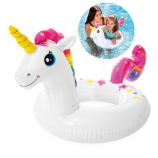 Надувной круг для малышей Intex, Единорог, 81х58 см (59221 White-RT)