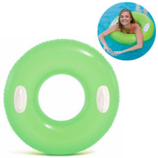 Детский надувной круг с ручками Intex, 76 см, Зеленый (59258-green-INT)