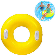 Детский надувной круг с ручками Intex, 76 см, Желтый (59258-yellow-INT)