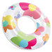 Надувной круг для плавания Intex, Цветок, 81 см, Прозрачно-белый (59259-flower-INT)