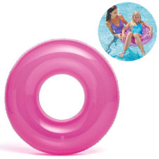 Надувной круг для плавания Intex, 76 см, Прозрачно-фиолетовый (59260-violet-INT)