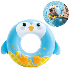 Надувной круг для плавания Intex, Пингвин, 99х76 см (59266-penguin-INT)