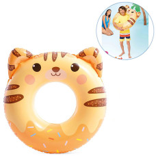 Надувной круг для плавания Intex, Тигр, 79х76 см (59266-tiger-INT)