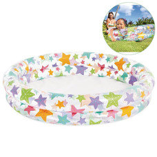 Надувной бассейн для детей Intex, Морские Звезды 122х25 см, 134 л (59421-INT)