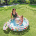 Надувной бассейн с шариками Intex 122х25 см с мячом, кругом и аксессуарами (IP-173764)