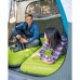 Надувной матрас туристический Intex с насосом, 191x76x17 см, Зеленый (64097-INT)