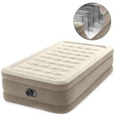 Надувная кровать с электронасосом Intex 99х191х46 см, одноместная (IP-174129)