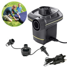 Портативный насос для матраса Intex, электрический 12V и 220V, 480 л/мин (66634-INT)
