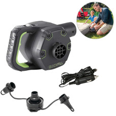 Аккумуляторный насос для матраса Intex, с насадками, 12V и 220V, 600 л/мин (66642-INT)