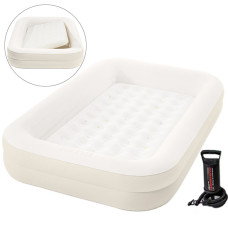Надувная кровать детская Intex с насосом и бортиками, 107х168х25 см (IP-175686)