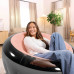 Надувное кресло ракушка Intex с флоковым покрытием, 112x109x69 см (68582-coral-INT)