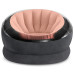 Надувное кресло ракушка Intex с флоковым покрытием, 112x109x69 см (68582-coral-INT)