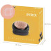 Надувное кресло ракушка Intex с флоковым покрытием, 112x109x69 см (68582-coral-INT)