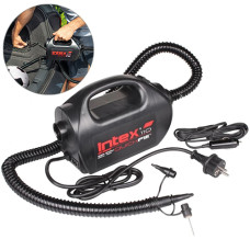 Портативный насос для матраса Intex, электрический 12V и 220V, 400 л/мин (68609-INT)