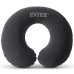 Надувная подушка под шею Intex с флоковым покрытием, 36x30x10 см (68675-INT)