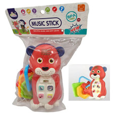 Музыкальная игрушка для малышей Shantou Jinxing 8116 R Львенок 12 см Красный (8116 Red-RT)