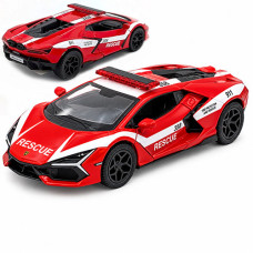 Коллекционная машинка Kinsmart KT5459WPR, Lamborghini Revuelto , 12.5 см (KT5459WPR Red-RT)