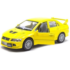 Коллекционная машинка Kinsmart KT5052W, Mitsubishi Evolution VII, 12.5 см (KT5052W Yellow-RT)