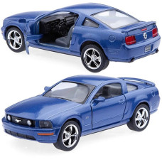 Коллекционная машинка Ford Mustang GT 2006 Kinsmart КТ5091 Синий, 12 см (КТ5091 Blue-RT) Коллекционная машинка Ford Mustang GT 2006 Kinsmart КТ5091 Синий, 12 см (КТ5091 Blue-RT)
