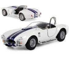 Коллекционная ретро машинка Kinsmart KT5322W, Shelby Cobra. 12 см (KT5322W White-RT)