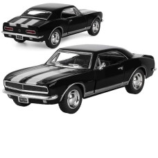 Коллекционная ретро машинка Kinsmart KT5341W, Chevrolet Camaro Z, 16 см (KT5341W Black-RT)