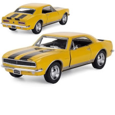 Коллекционная ретро машинка Kinsmart KT5341W, Chevrolet Camaro Z, 16 см (KT5341W Yellow-RT)