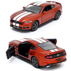 Коллекционная машина Kinsmart KT5386FW, Ford Mustang GT 2015, 12.5 см (KT5386FW Red Metallic-RT)