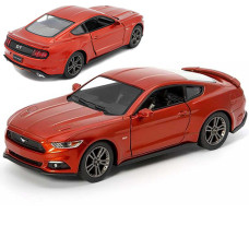 Коллекционная спортивная машина Kinsmart KT5386W, Ford Mustang GT, 12.5 см (KT5386W Red Metallic-RT)