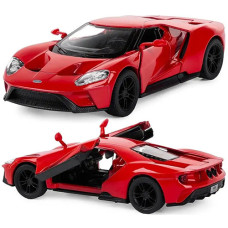 Коллекционный суперкар Kinsmart KT5391W, Ford GT 2017, инерционный, 12.5 см (KT5391W Red-RT)