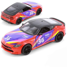Коллекционный спорткар Kinsmart KT5443WF, Nissan Fairlady Z Customized Edition 2023, 12 см (KT5443WF Orange-RT)
