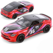 Коллекционный спорткар Kinsmart KT5443WF, Nissan Fairlady Z Customized Edition 2023, 12 см (KT5443WF Red-RT)