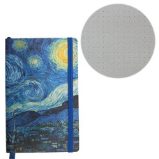 Записная книжка Kiri sketch 20202-KR Ван Гог. Звездная ночь, в точку, 96 листов (20202-KR-RT)