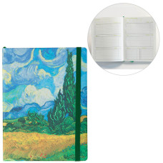 Планер ежедневник Kiri sketch 22402-KR Ван Гог. Пшеничное поле с кипарисом, 192 страницы (22402-KR-RT)