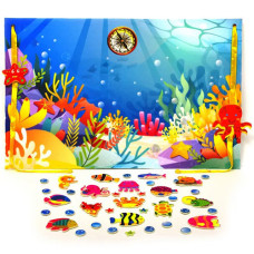 Игровой коврик Книжковий хмарочос 190020, Загадочный океан, фигурки на липучках (190020-RT)