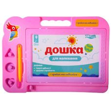 Магнитная доска детская Країна Іграшок PL-7010 P для рисования ручкой Розовый (PL-7010 Pink-RT)