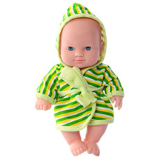 Пупс в халате Limo Toy 235-Q G Зеленый, 20 см (235-Q Green-RT)