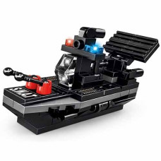 Конструктор игрушка Limo Toy KB 5905D, Police Swat, Полицейский катер на 93 детали (KB 5905D-RT)