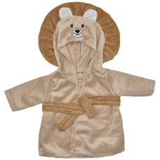 Халатик для куклы Limo Toy M 6049 UA, Львенок, для пупса 43-46 см (M 6049 UA Brown-RT)