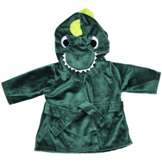 Халатик для куклы Limo Toy M 6049 UA, Динозаврик, для пупса 43-46 см (M 6049 UA Green-RT)