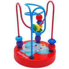 Лабиринт игрушка для детей Limo Toy MD 0810, деревянный, 11 см (MD 0810 Red-RT)