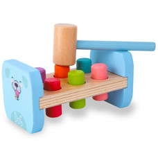 Игрушка стучалка с молотком Limo Toy MD 0839 D, деревянная, Собачка (MD 0839 Dog-RT)