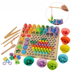 Сортер деревянный рыбалка Limo Toy MD 2514 L с шариками и цифрами (MD 2514-RT) Сортер деревянный рыбалка Limo Toy MD 2514 L с шариками и цифрами (MD 2514-RT)